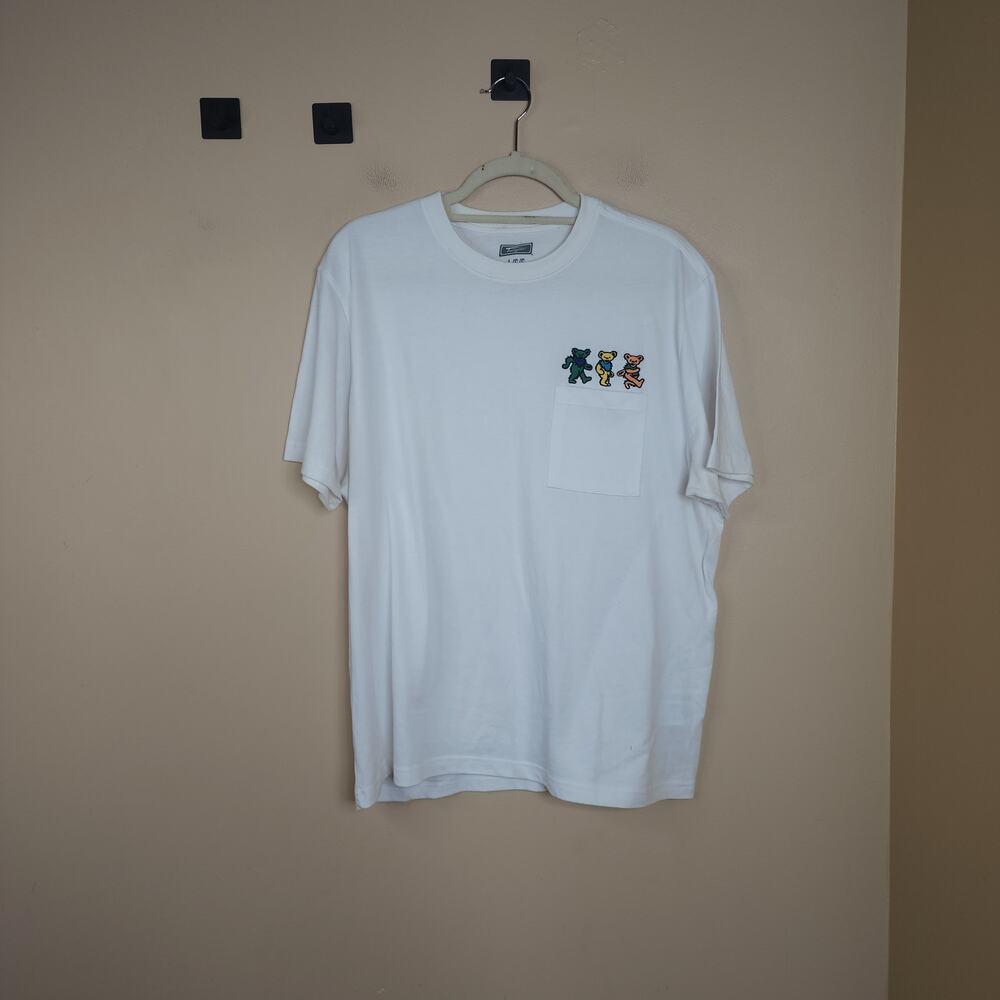 Tailgate Grateful Dead Pocket T Shirt in White Size L
